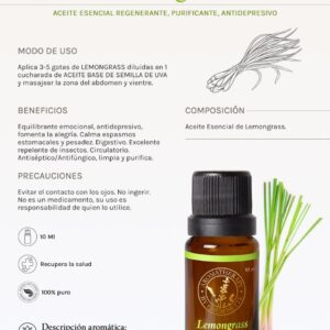 LEMONGRASS 10ml ACEITE ESENCIAL - Image 3